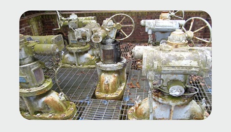 Valves before Glenfield Invicta repaired and refurbished