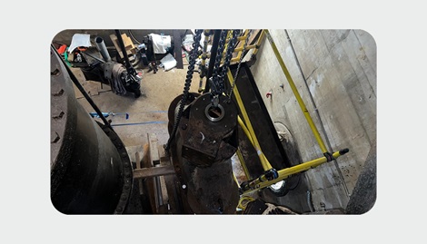 King George VI Case Study Valve removal