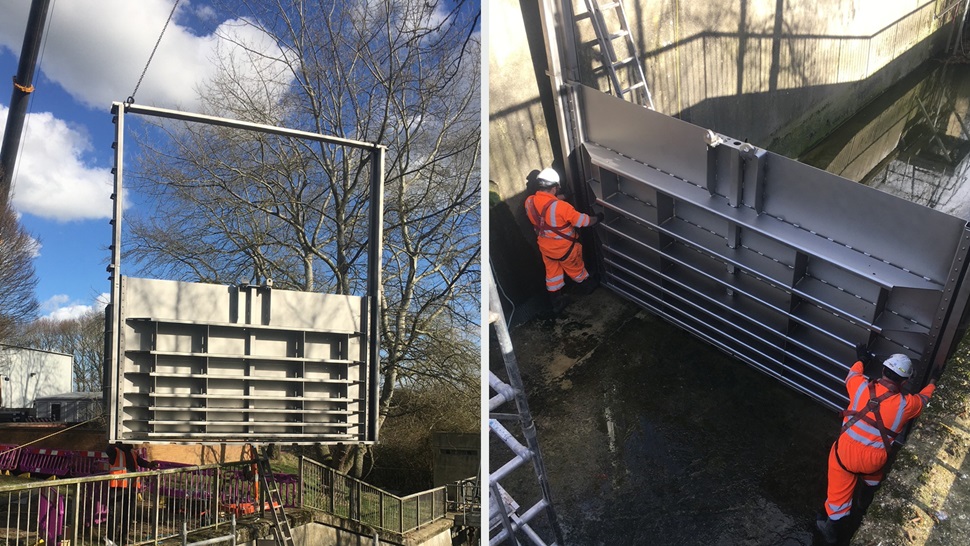 Penstock Installation on Major Reservoir -  5 meter Penstock