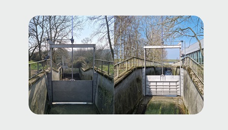 Penstock Installation on Major Reservoir -  Installed Penstock