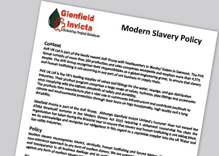 Glenfield Invicta's Modern Slavery Policy